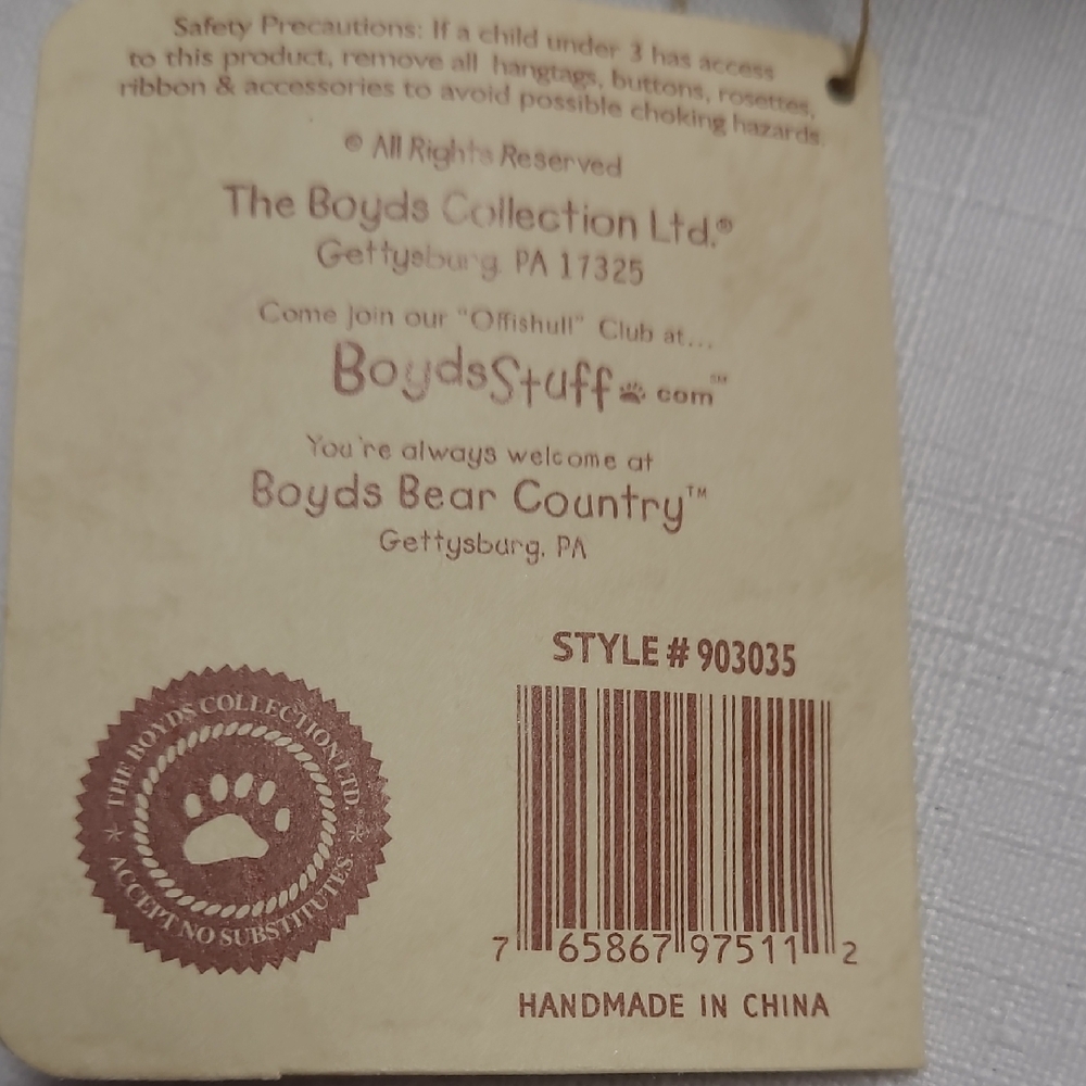 Boyds Bestest Friends Teddy Bear Pair NWT - Picture 5 of 9